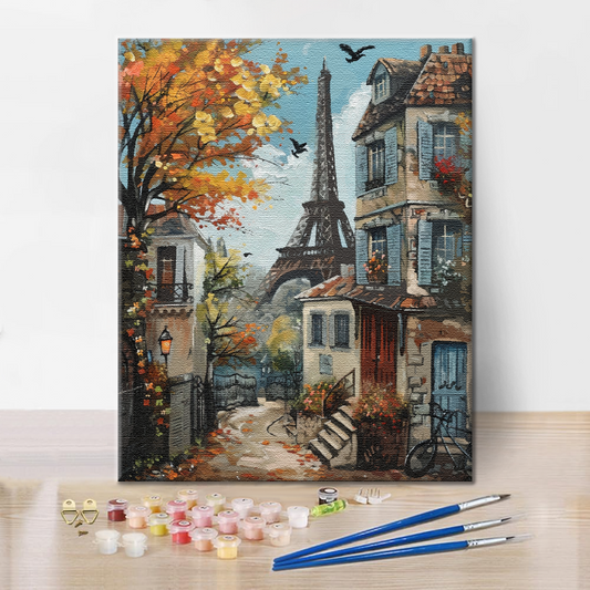 Paris en automne - Peinture par numéros