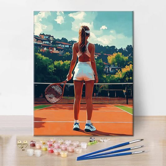 Tennis – Peinture par numéros