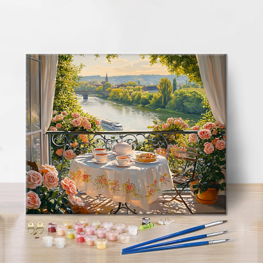Thé de l'Après-Midi - Peinture par Numéros