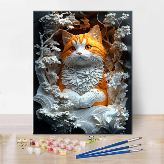 Chaton innocent - Peindre par numéros