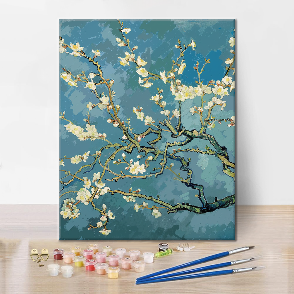 Fleur d'amandier - Peinture par numéros