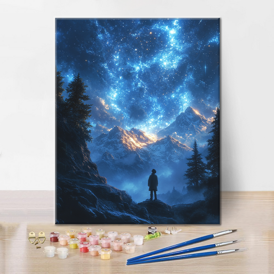 Nuit étoilée – Peinture par numéros