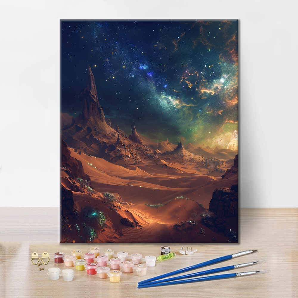 Désert étoilé – Peinture par numéros
