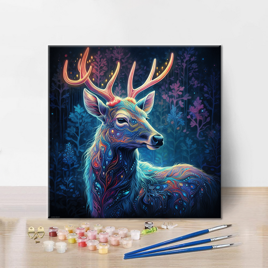 Cerf magique – Peinture par numéros