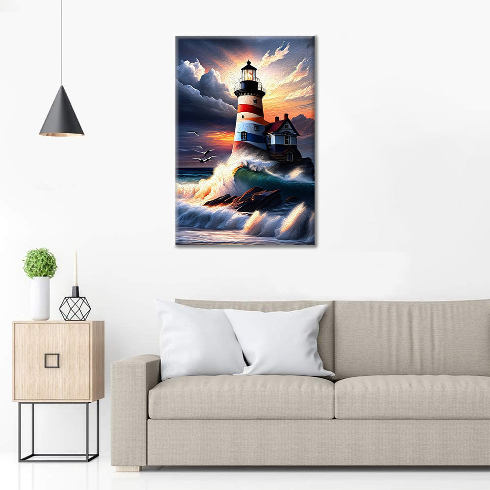 Phare – Peinture par numéros
