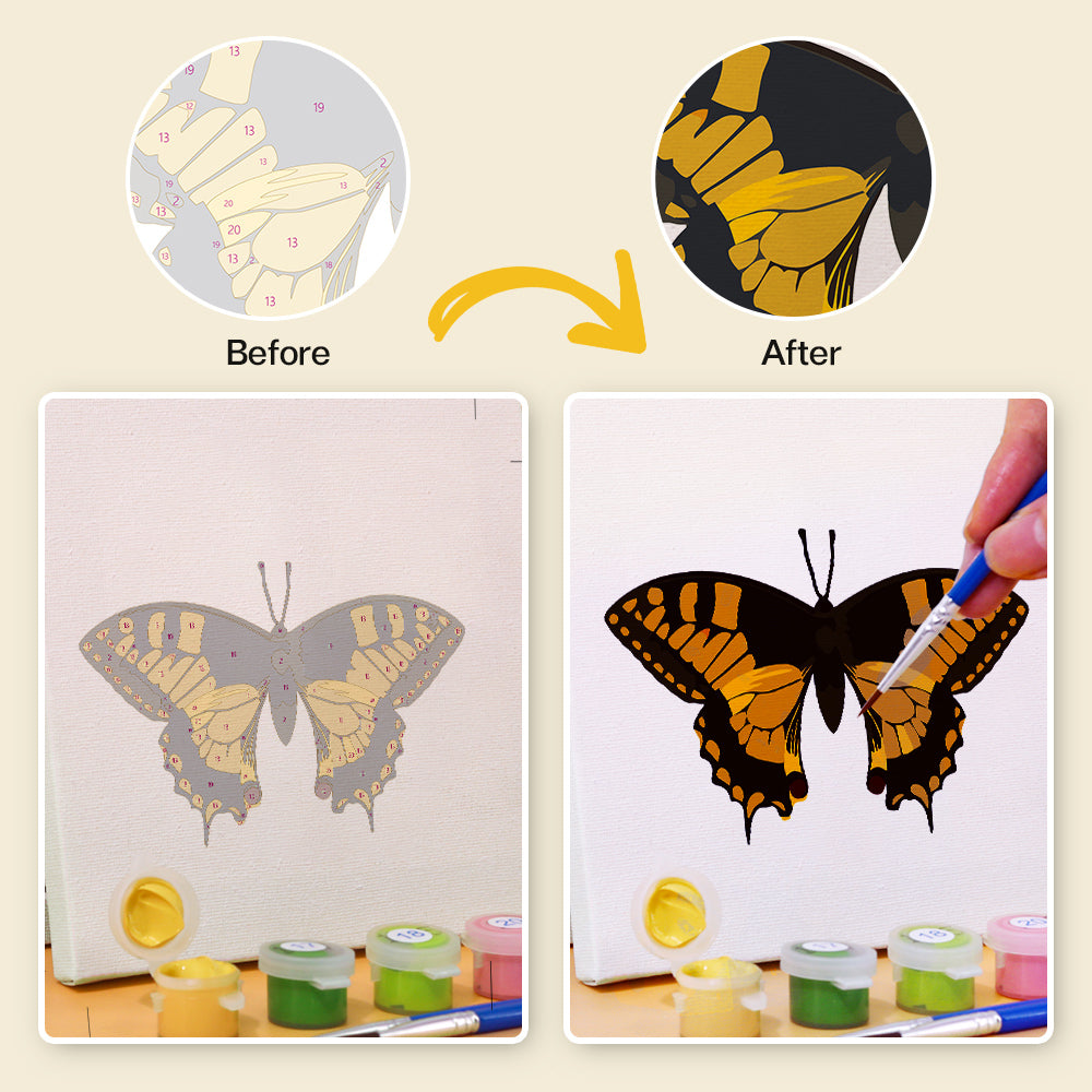 Papillon – Peinture par numéros