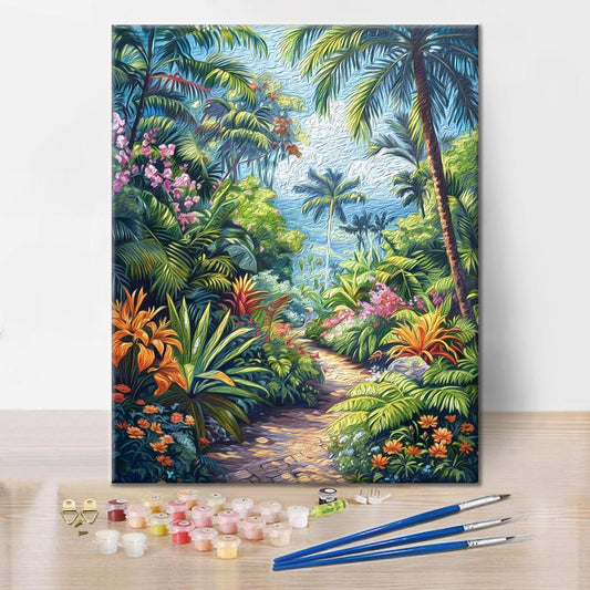 Palmiers – Peinture par numéros