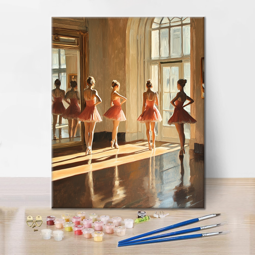 Danseurs de ballet – Peinture par numéros
