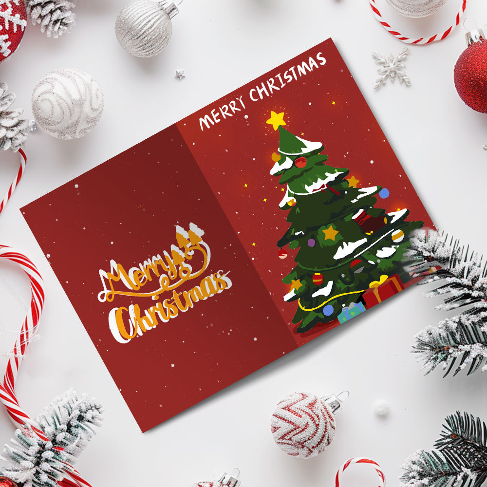 Carte de Noël III – Peinture par numéros