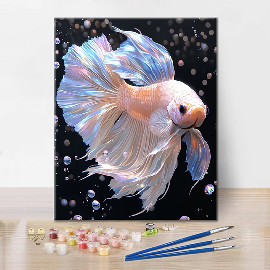 Poisson Betta Bijou - Peinture par Numéros