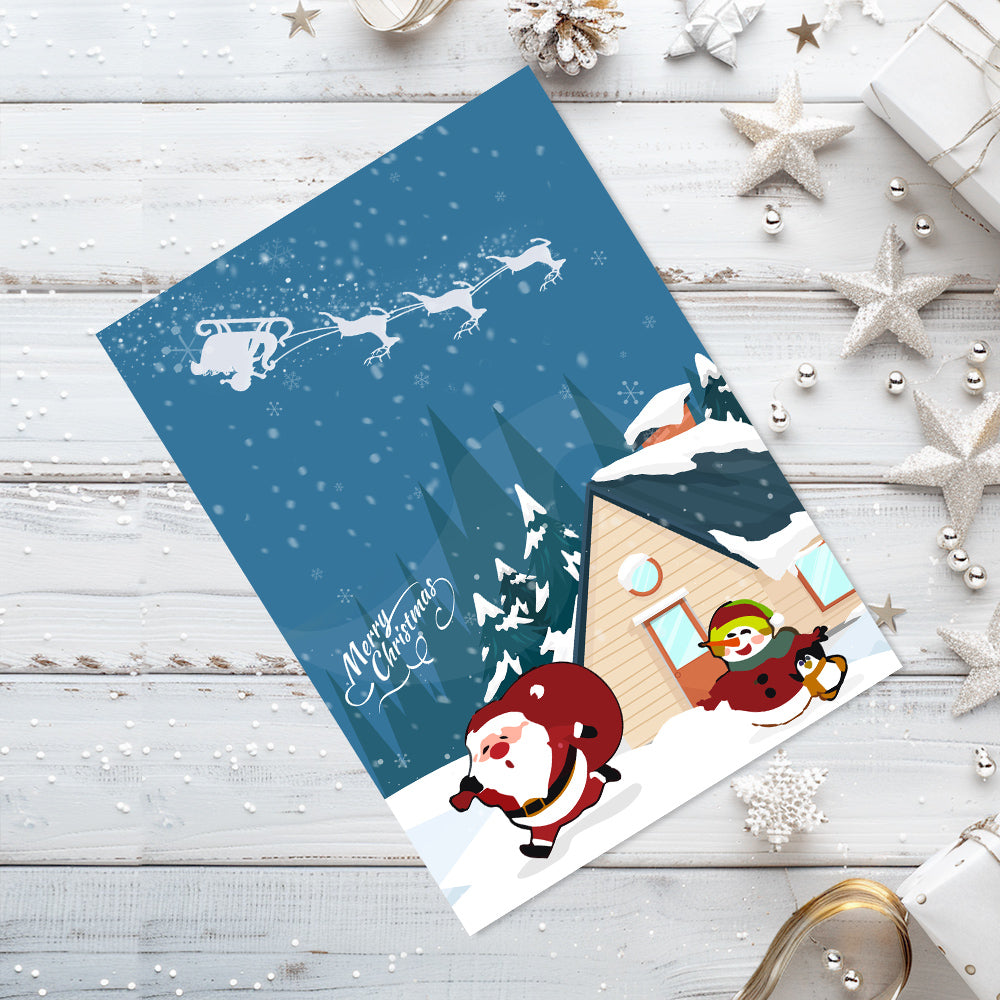 Carte de Noël IV – Peinture par numéros