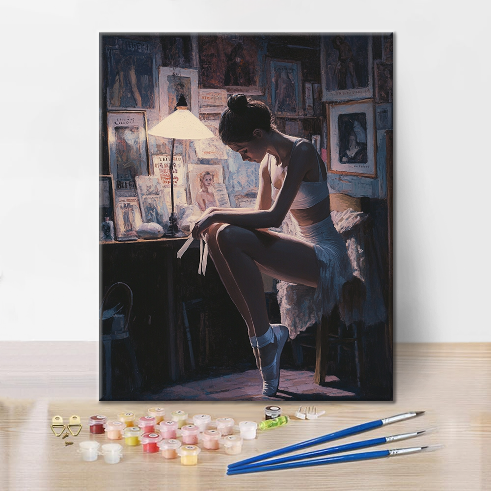 Danseuse – Peinture par numéros