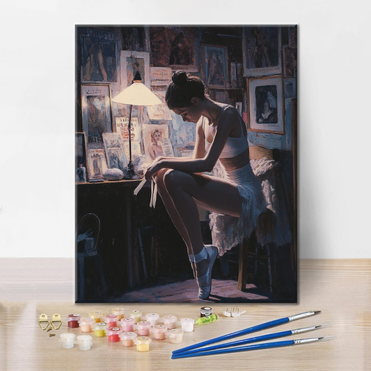 Danseuse – Peinture par numéros