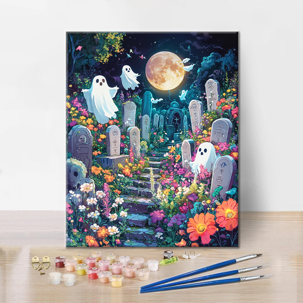 Jardin des fantômes – Peinture par numéros