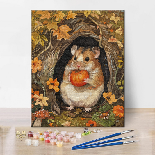 Petit hamster – Peinture par numéros