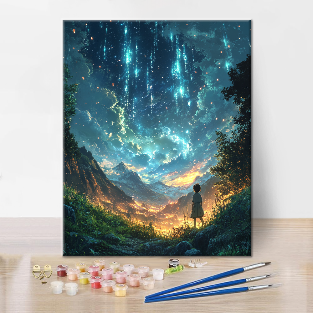 Étoile filante – Peinture par numéros