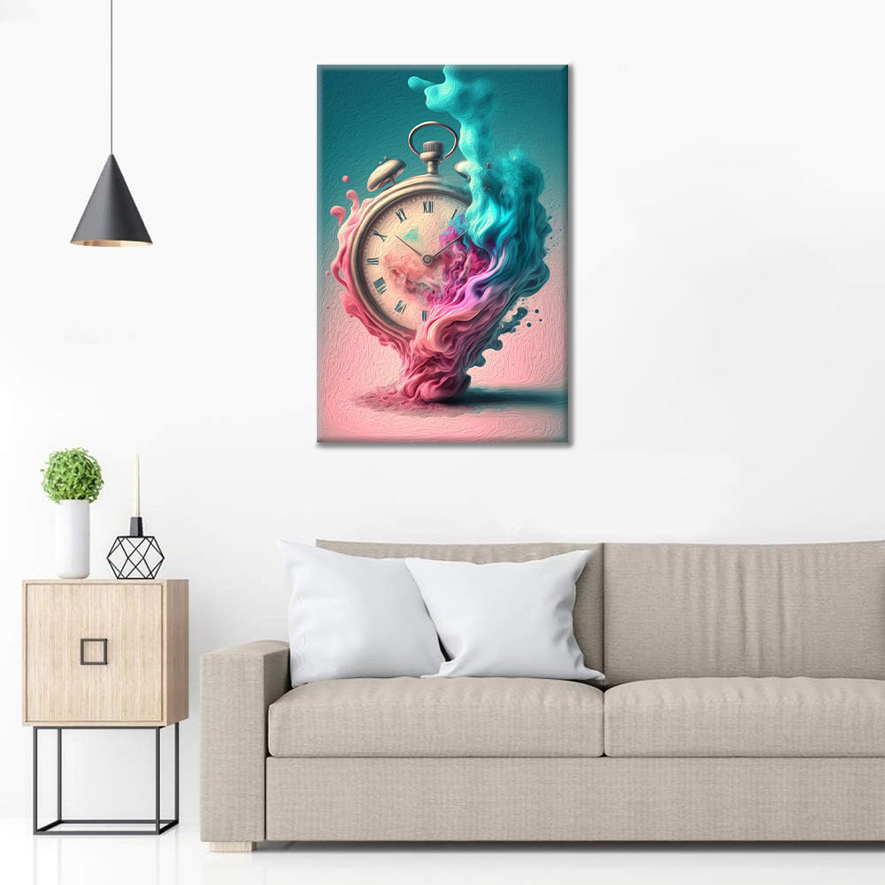 Le passage du temps – Peinture par numéros