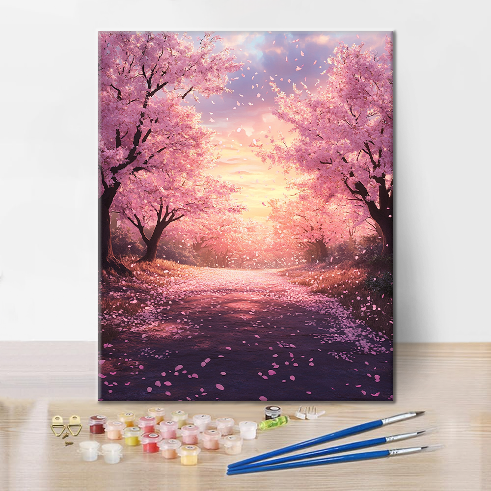 Passerelle Sakura - Peinture par numéros