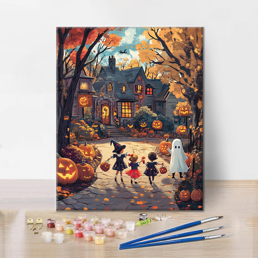 Délices d'Halloween - Peinture par numéros