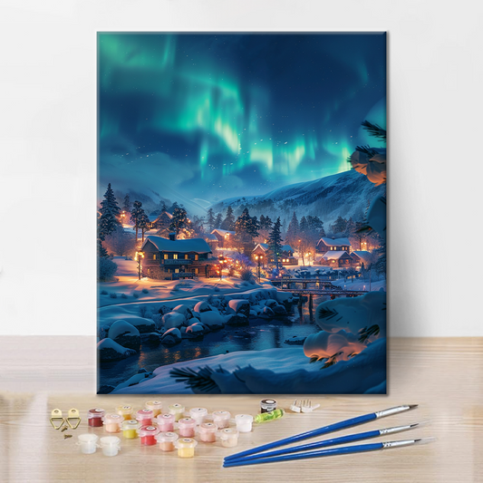 Ville suisse - Peinture par numéros