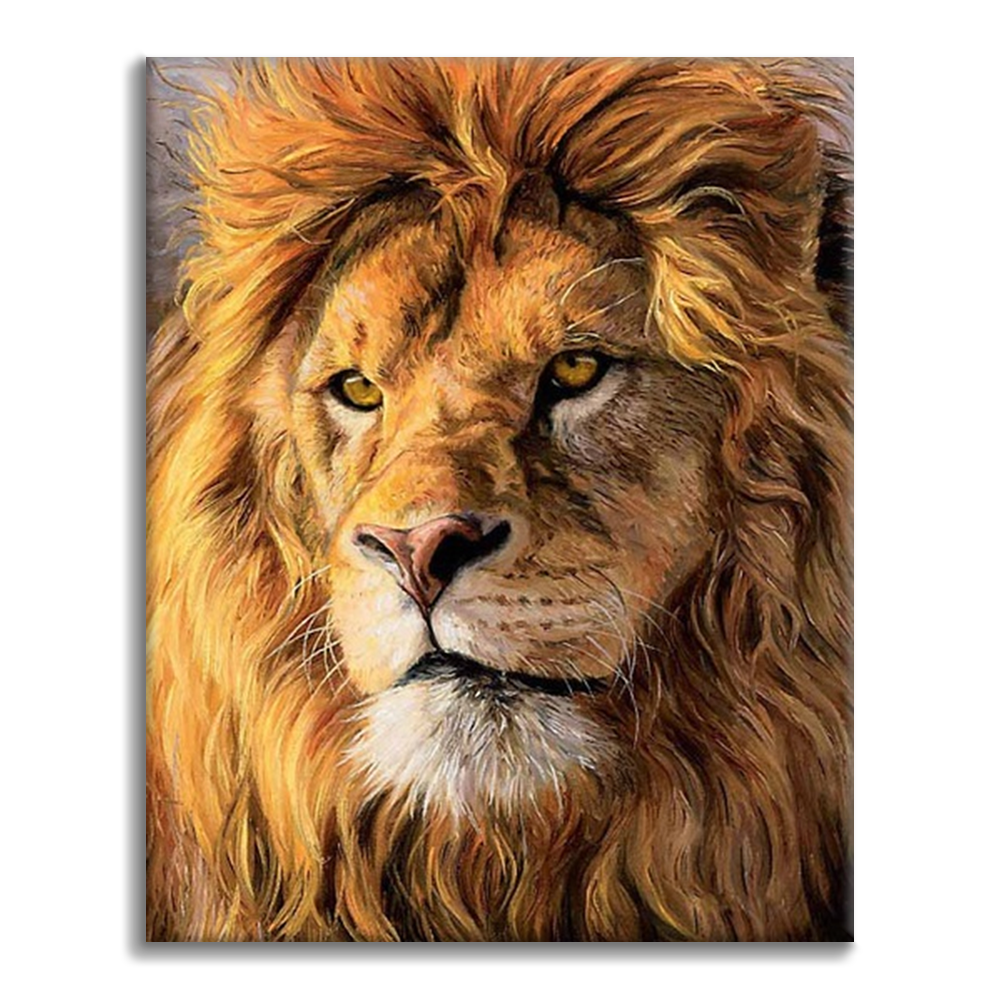 Lions africains géants – Peinture par numéros