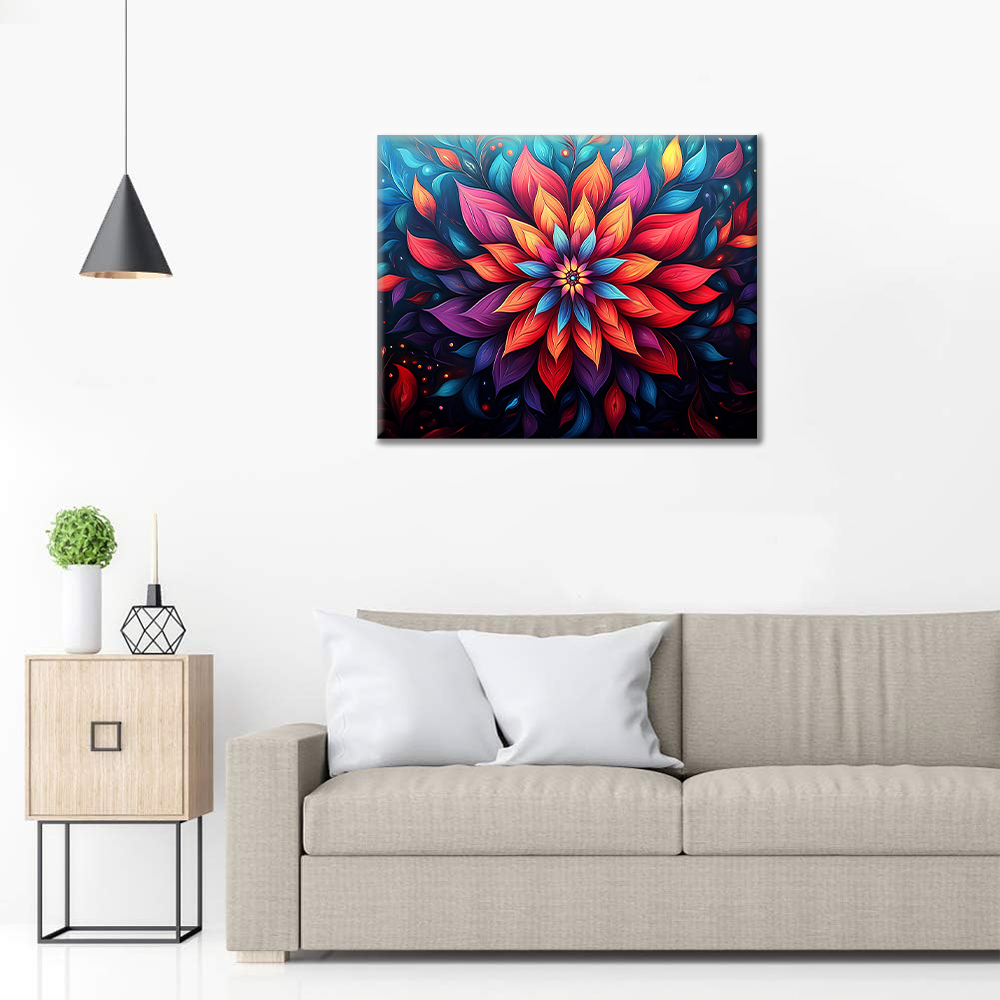 Mystic Bloom – Peinture par numéros