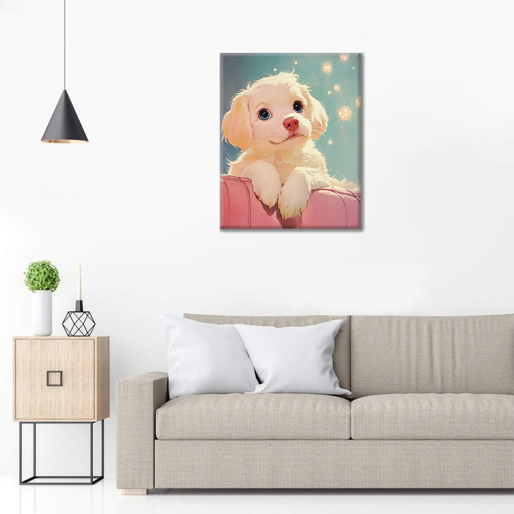 Moments canins douillets - Peinture par numéros