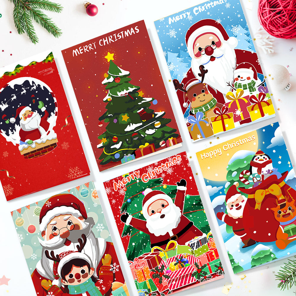 Carte de Noël III – Peinture par numéros