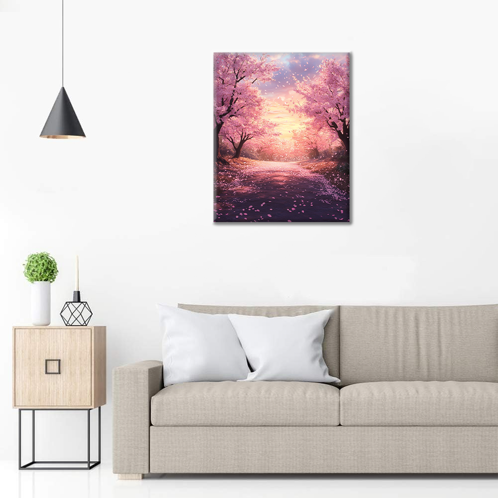 Passerelle Sakura - Peinture par numéros