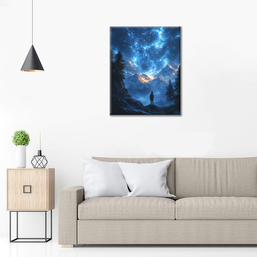 Nuit étoilée – Peinture par numéros
