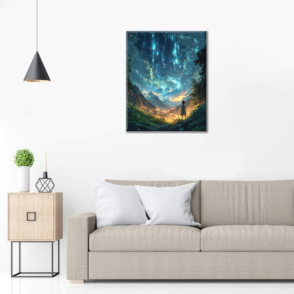 Étoile filante – Peinture par numéros