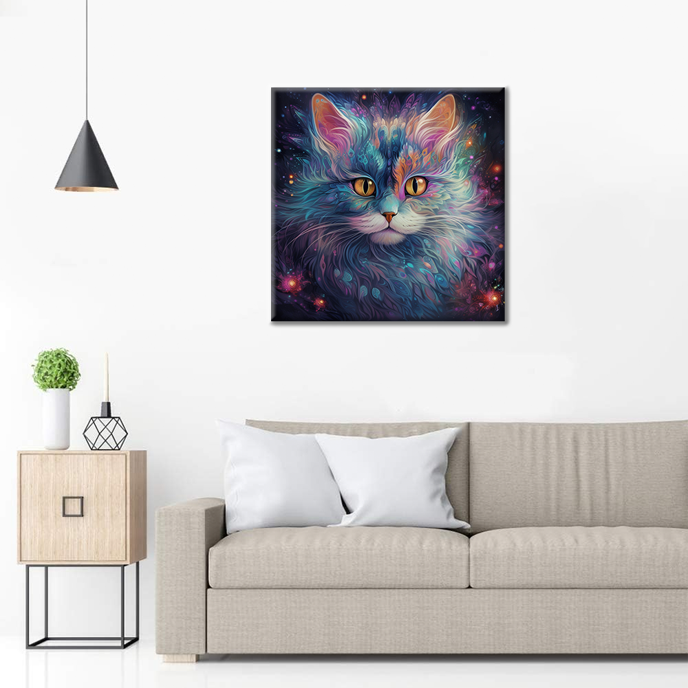 Chat fantôme – Peinture par numéros