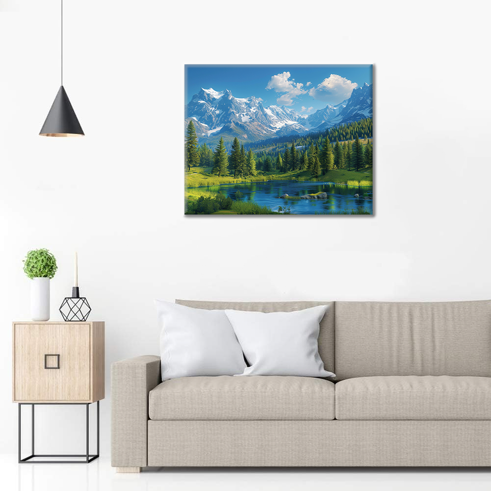 Les montagnes Rocheuses – Peinture par numéros