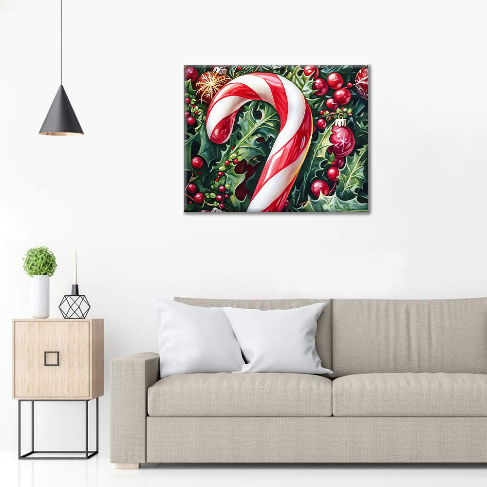 Bonbons de Noël - Peinture par numéros