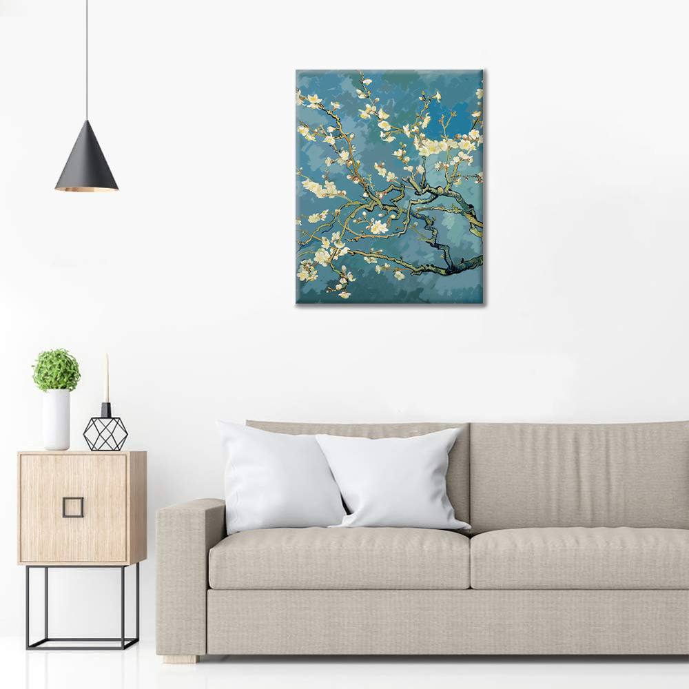 Fleur d'amandier - Peinture par numéros