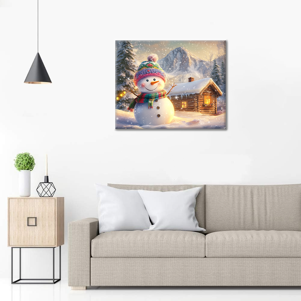 Maison de Noël - Peinture par numéros