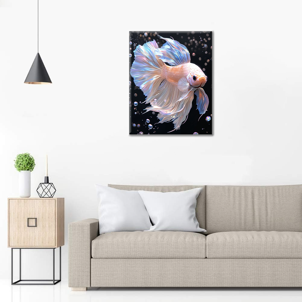 Poisson Betta Bijou - Peinture par Numéros