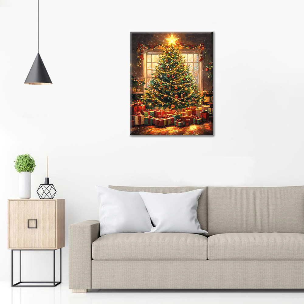 Sapin de Noël - Peinture par numéros