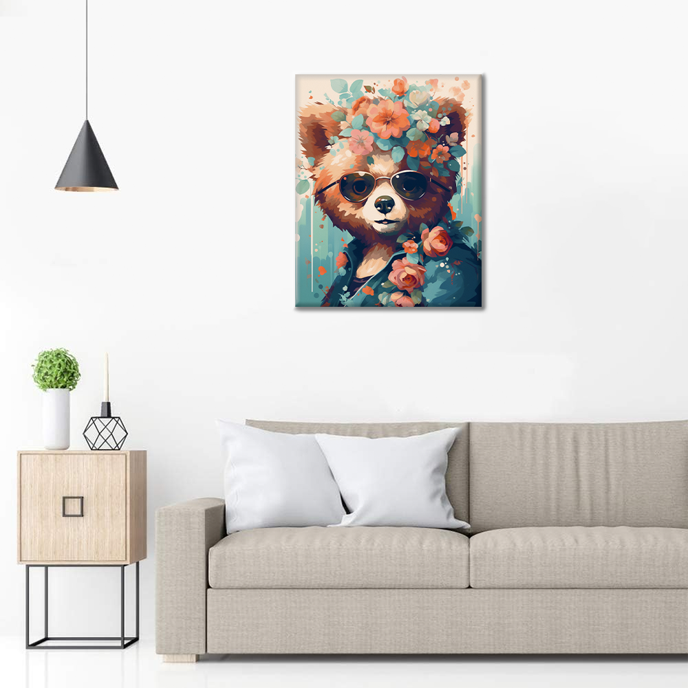 Ours en peluche – Peinture par numéros
