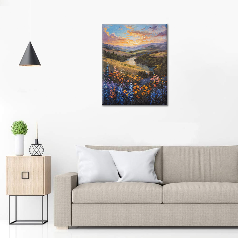 Prairie de rêves colorés – Peinture par numéros
