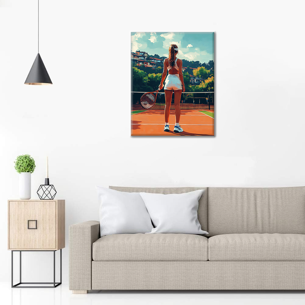 Tennis – Peinture par numéros