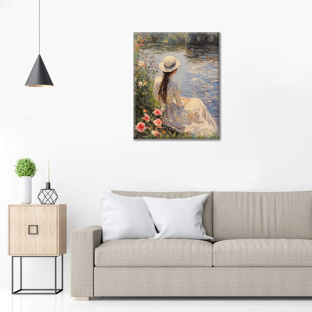 La Dame du lac - Peinture par numéros