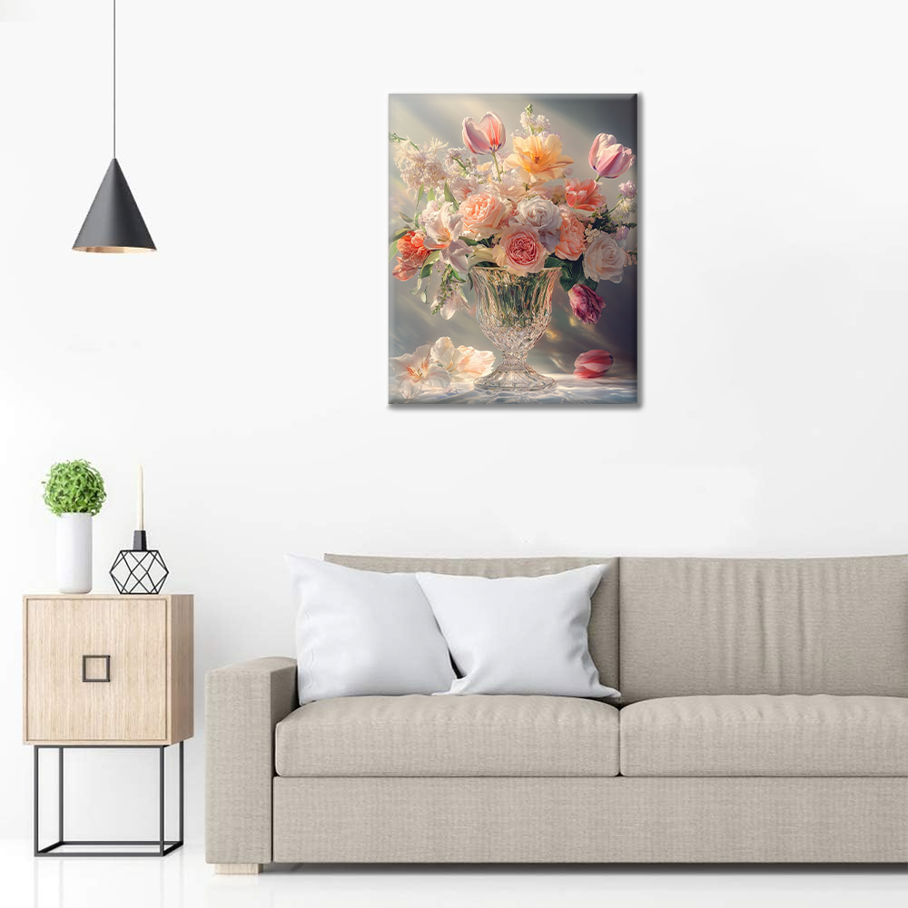 Vase en cristal - Peinture par numéros