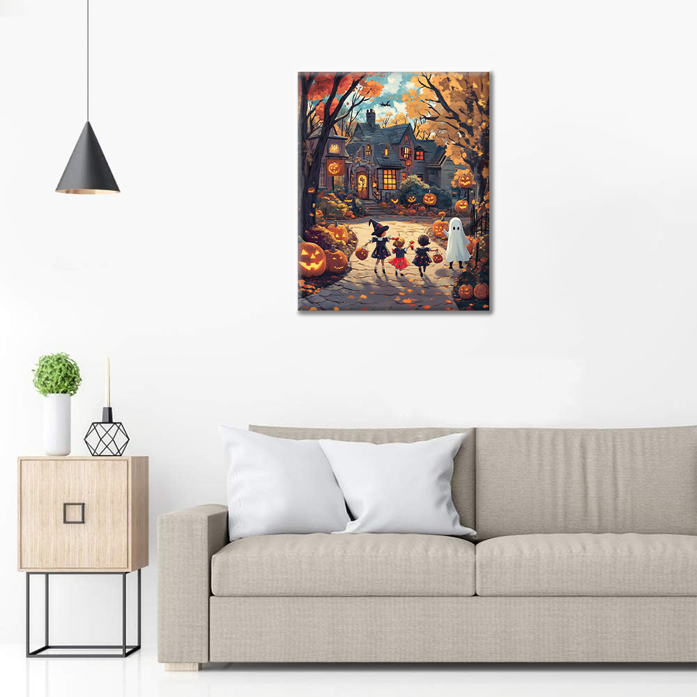 Délices d'Halloween - Peinture par numéros