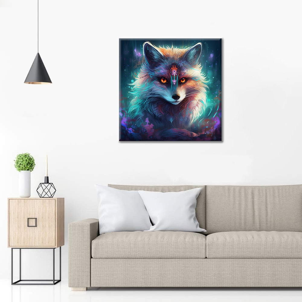 Renard fantôme – Peinture par numéros