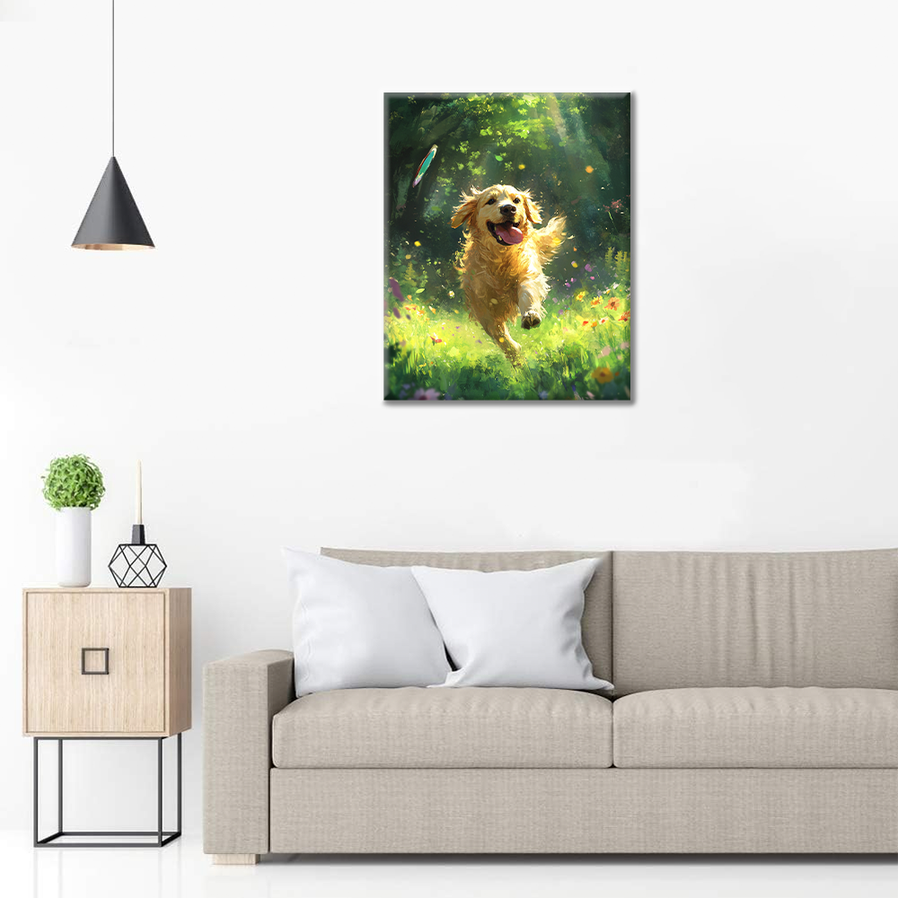 Golden Retriever – Peinture par numéros