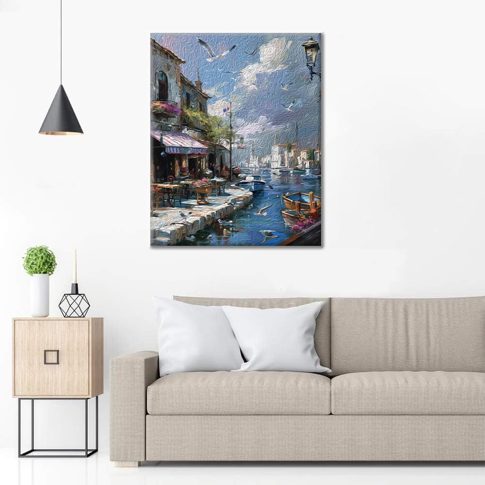 Coin du front de mer – Peinture par numéros