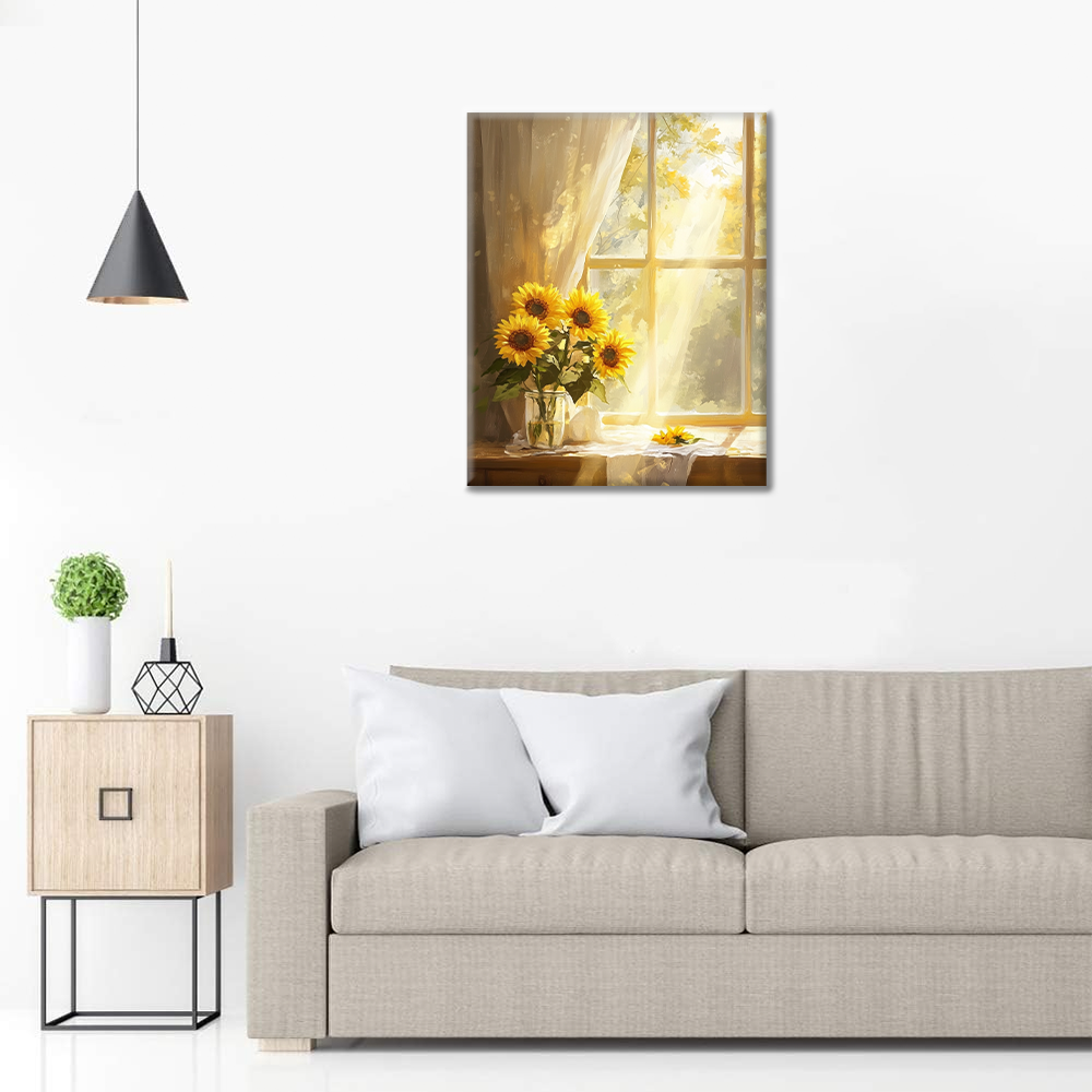 Tournesols - Peinture par Numéros