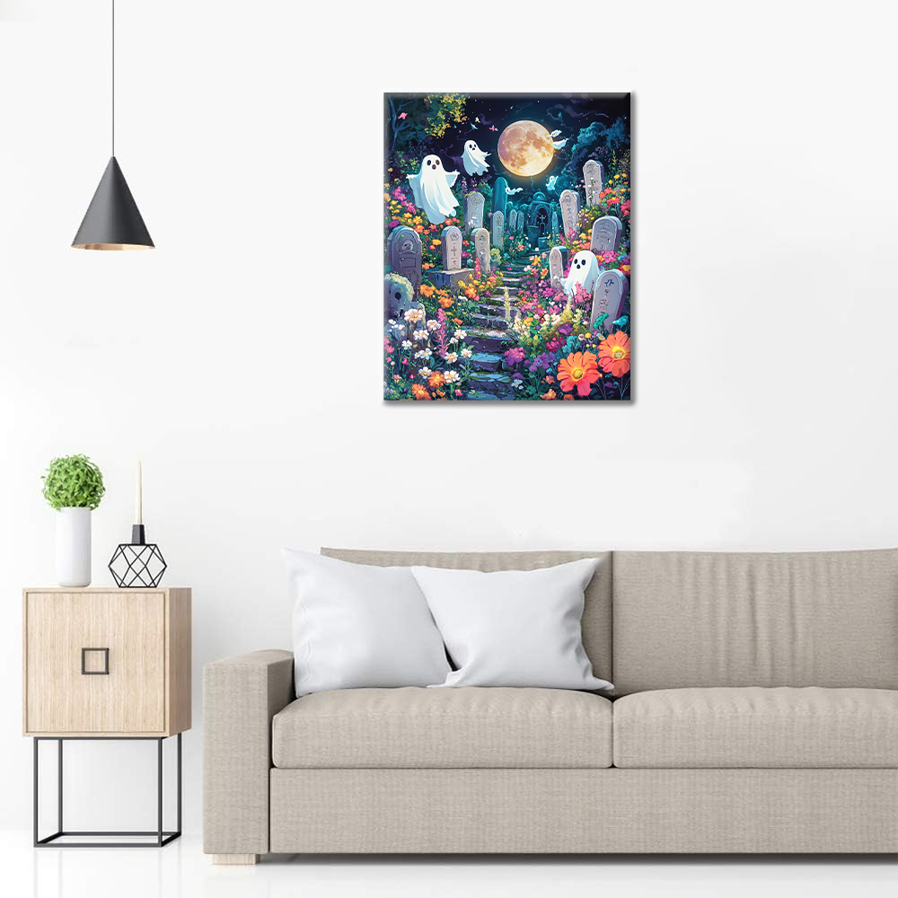 Jardin des fantômes – Peinture par numéros