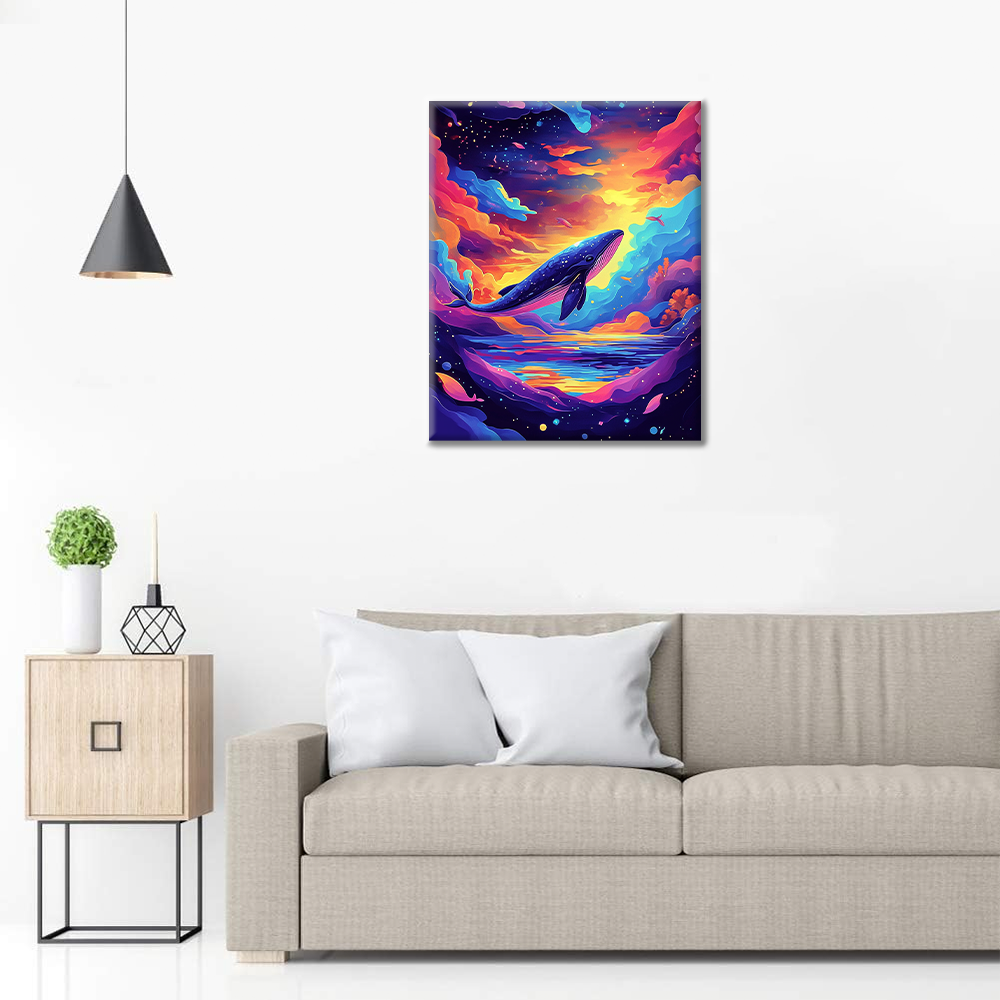 Baleine – Peinture par numéros